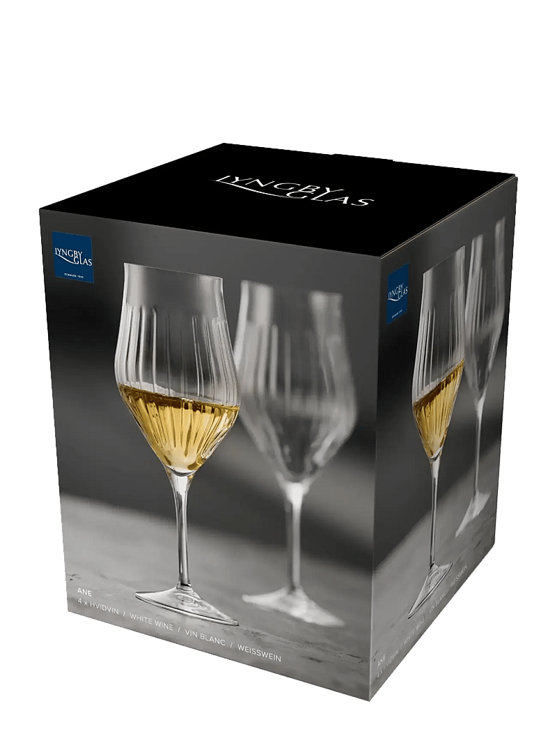 Lyngby Glas - White wine glass Ane - weißweingläser - transparent - 3
