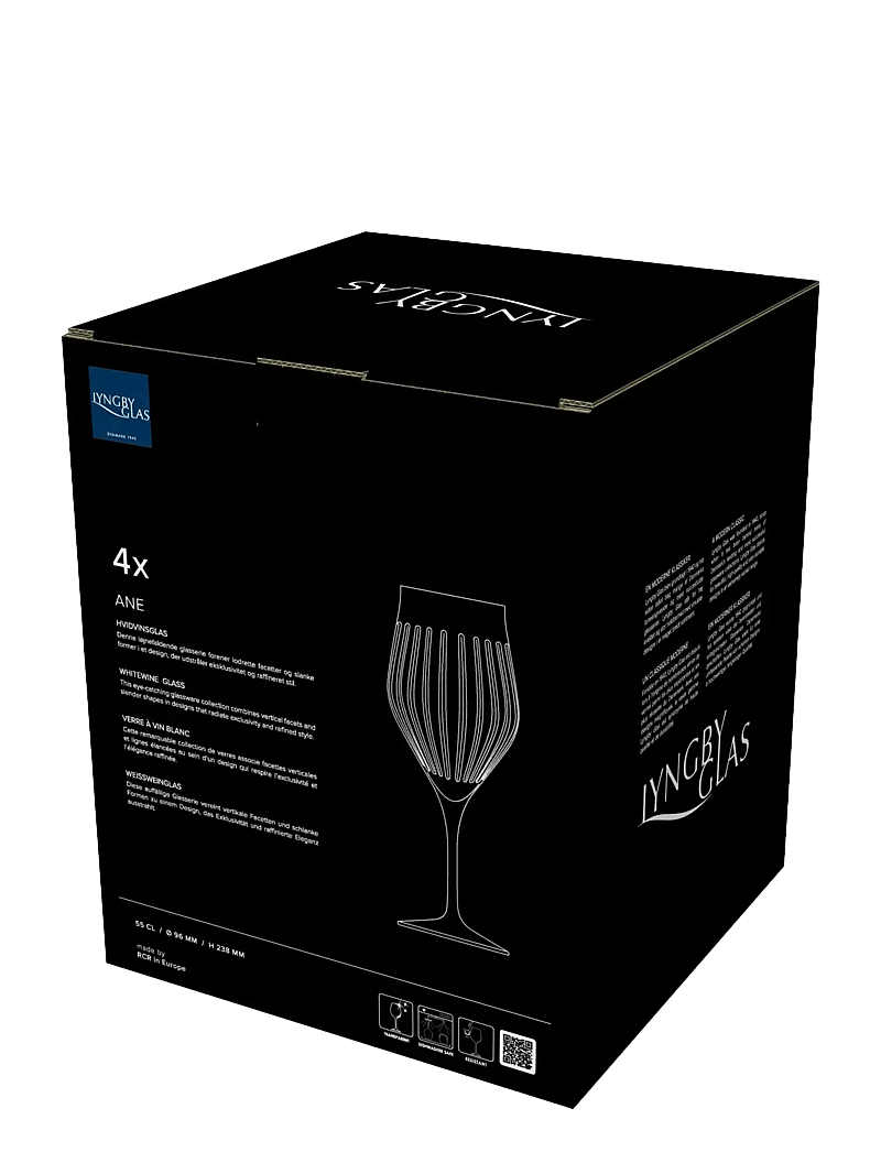 Lyngby Glas - White wine glass Ane - weißweingläser - transparent - 4