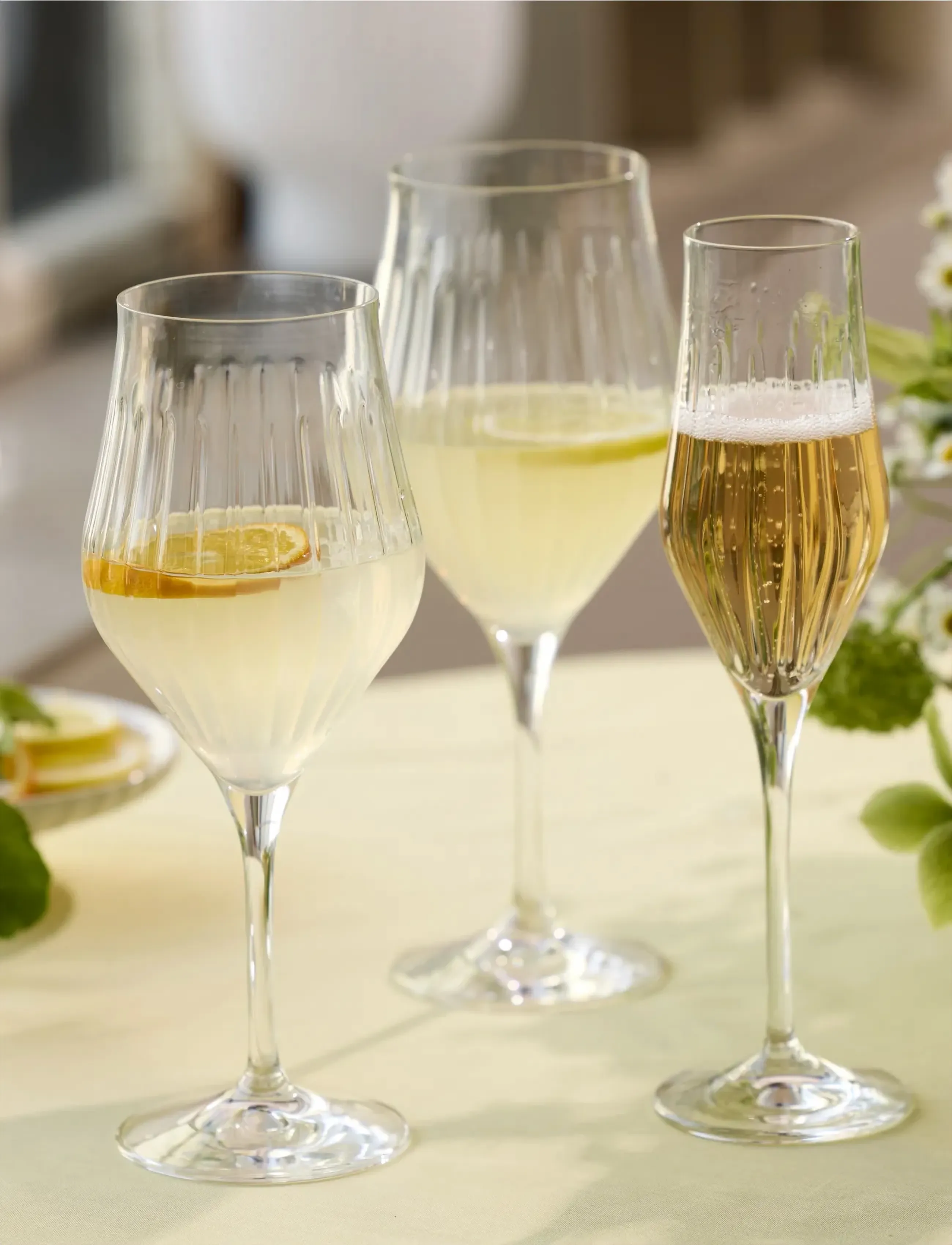 Lyngby Glas Champagneglas Ane - Konfirmation - TRANSPARENT / clear