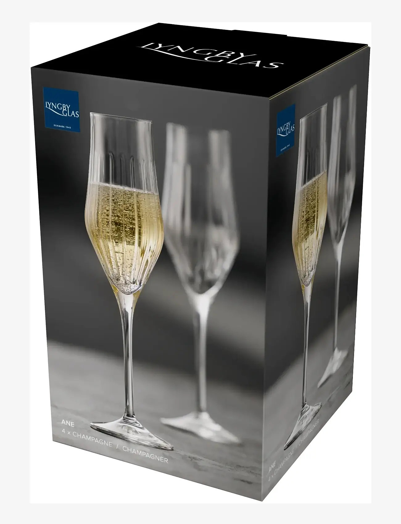 Lyngby Glas - Champagne glass Ane - sektgläser - transparent - 3