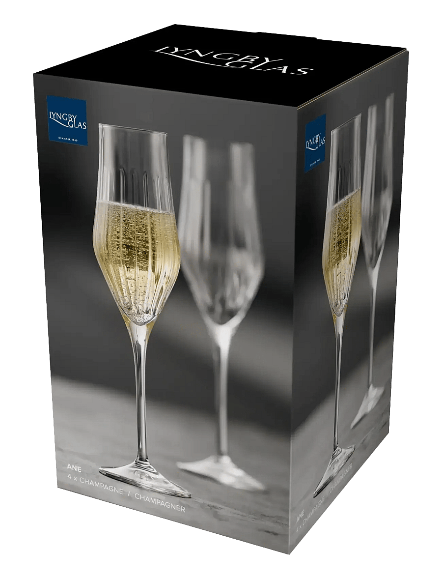 Lyngby Glas - Champagne glass Ane - Šampanjaklaasid - transparent - 4