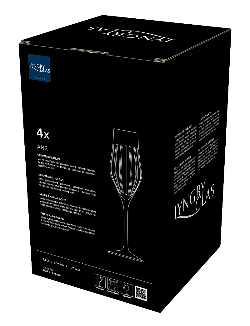 Lyngby Glas - Champagne glass Ane - sektgläser - transparent - 4