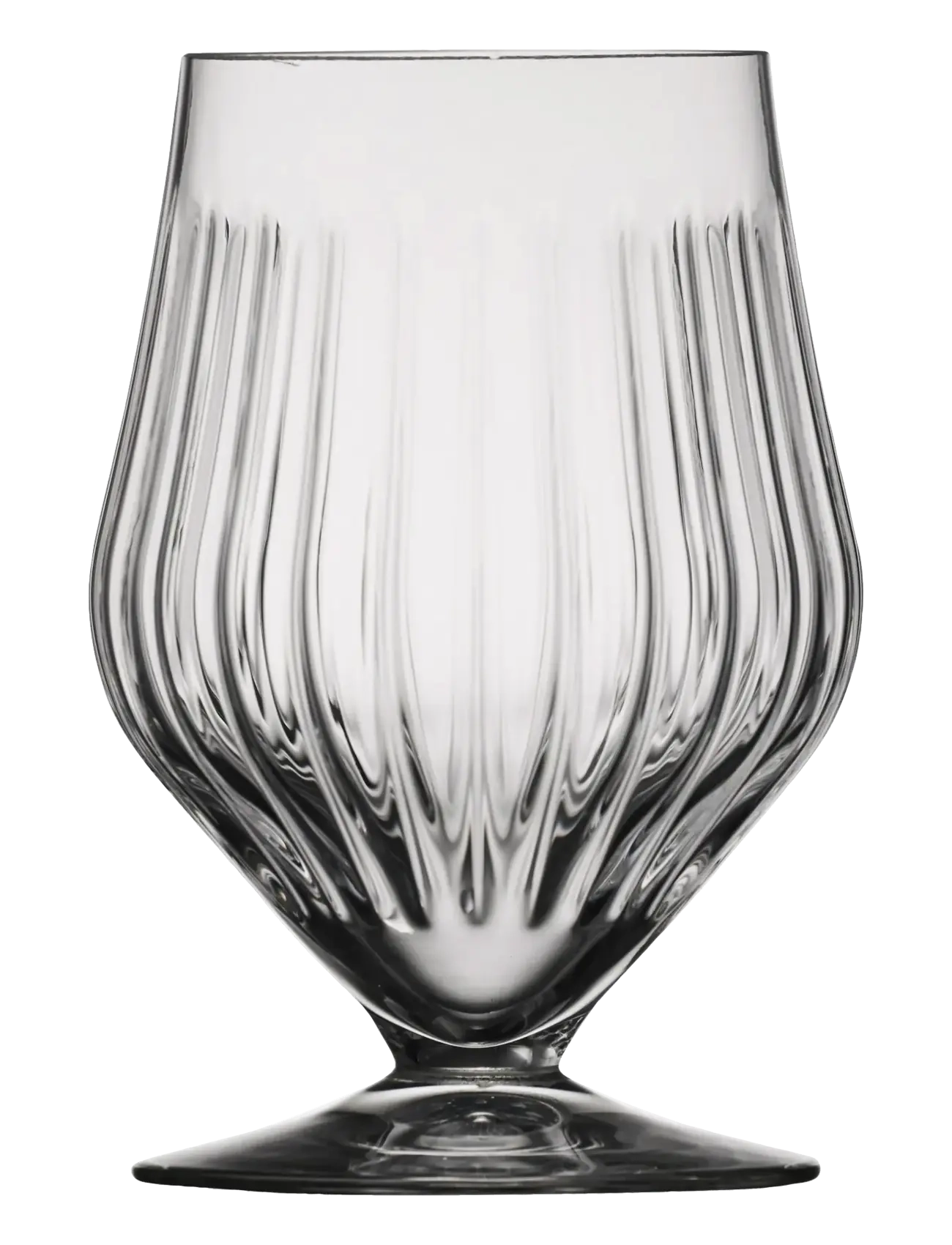 Lyngby Glas - Footed water glass Ane - trinkgläser - transparent - 2
