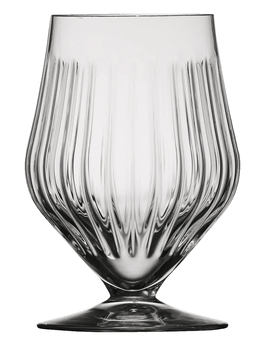 Lyngby Glas - Footed water glass Ane - trinkgläser - transparent - 2