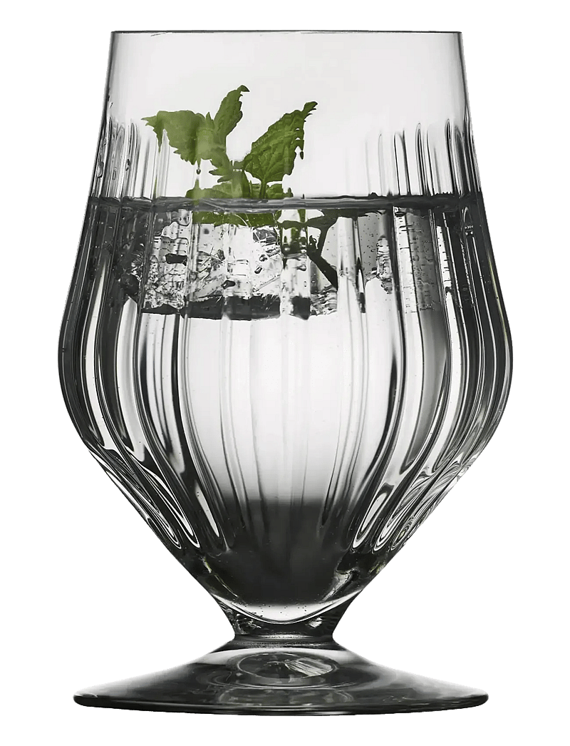 Lyngby Glas - Footed water glass Ane - trinkgläser - transparent - 3