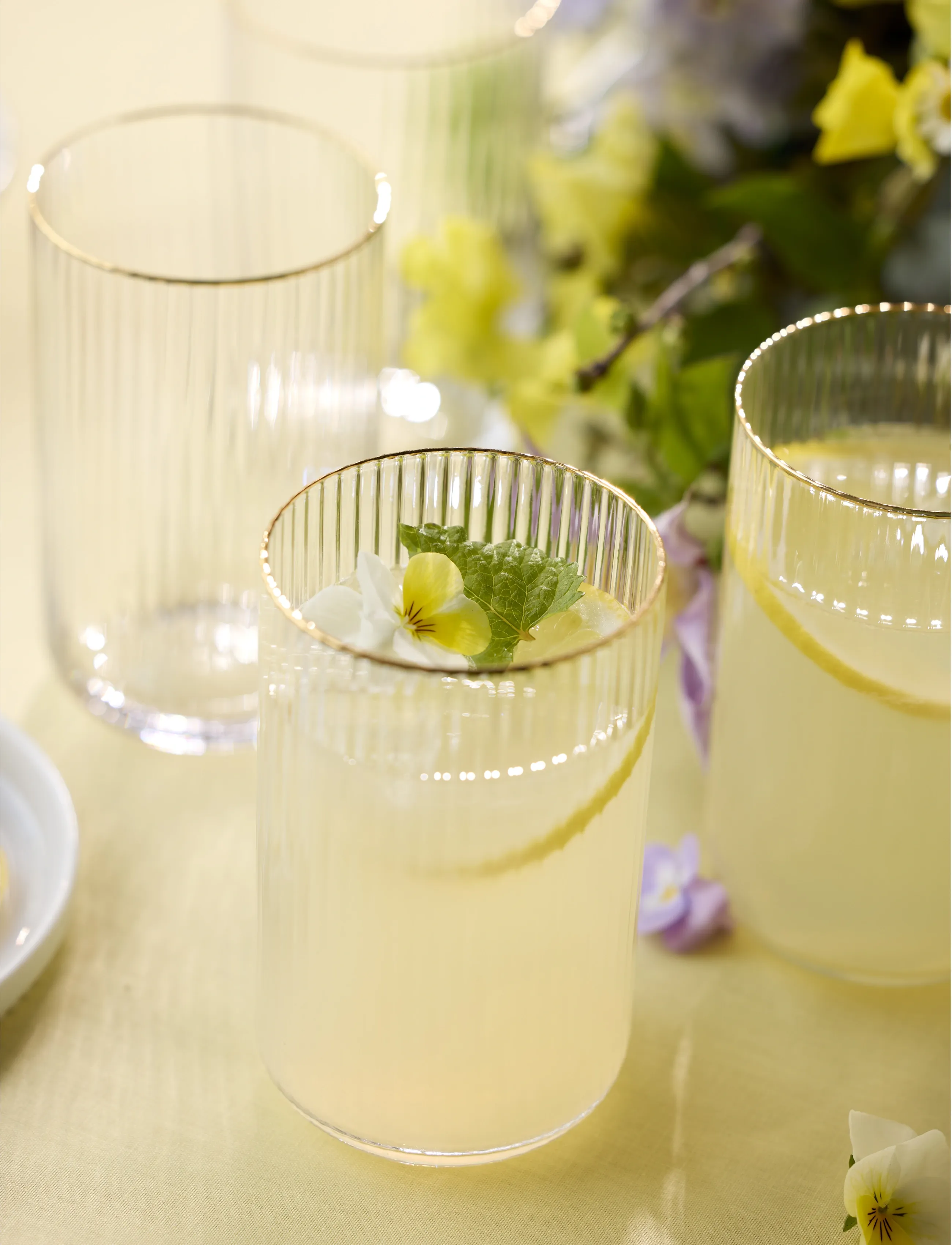 Lyngby Glas - Highball Palermo Gold 4 pcs - trinkgläser - transparent - 5