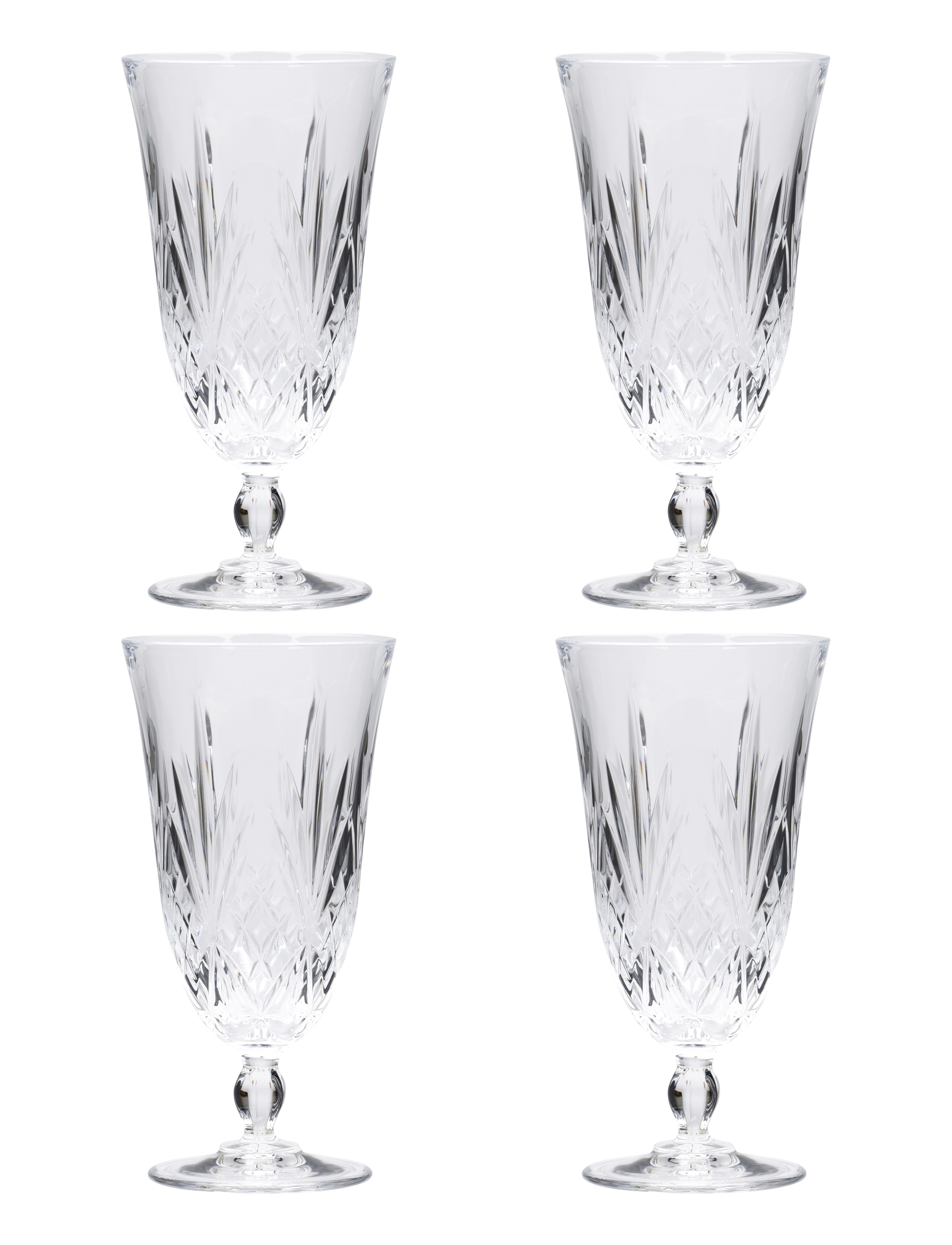 LYNGBY GLAS Ølglas Melodia 40Cl 4 Stk. TRANSPAREN - 40 Cl - Unisex