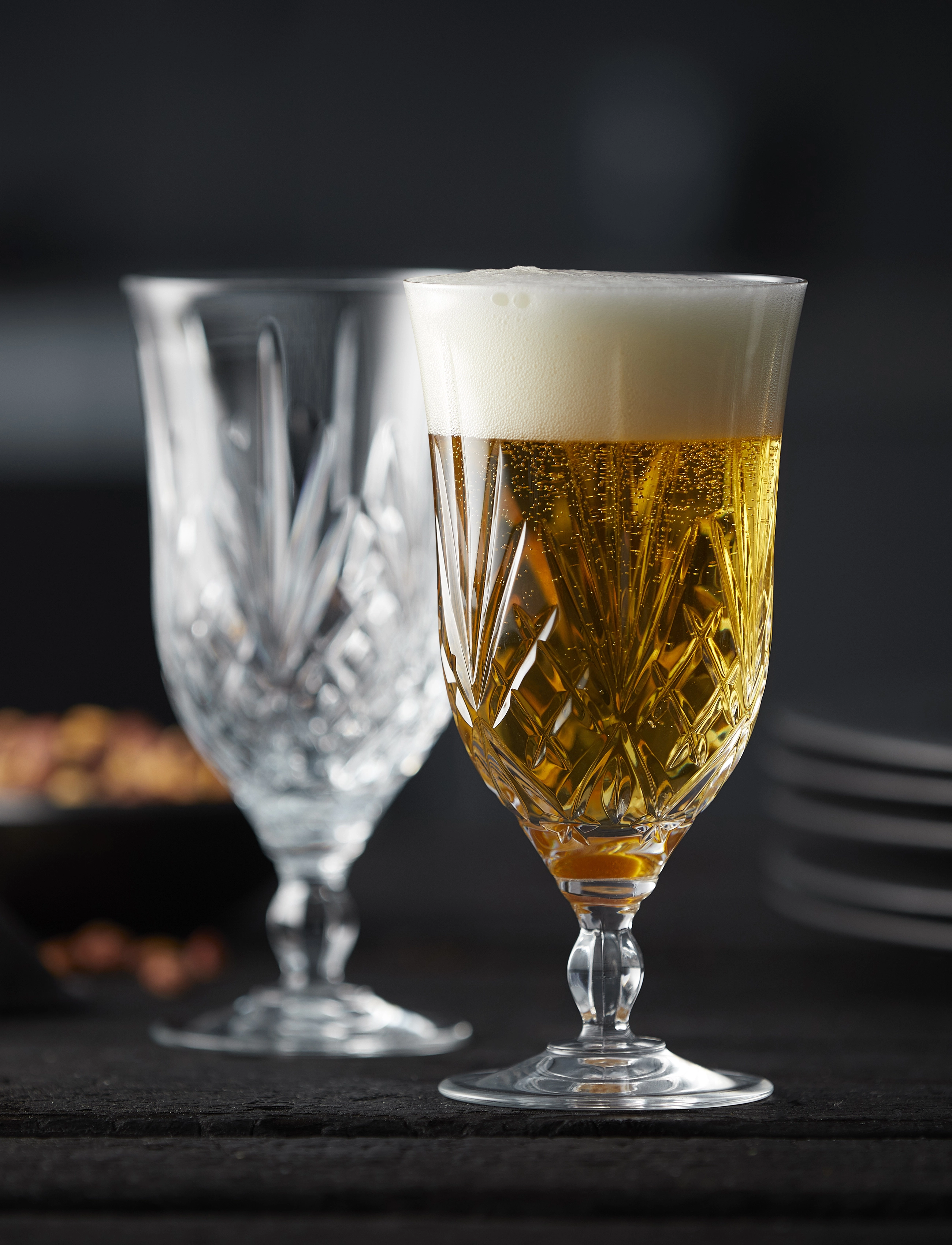 Lyngby Glas Ølglas Melodia 40Cl 4 Stk., 40 cl, Glass, Nackt - Beer Homeware