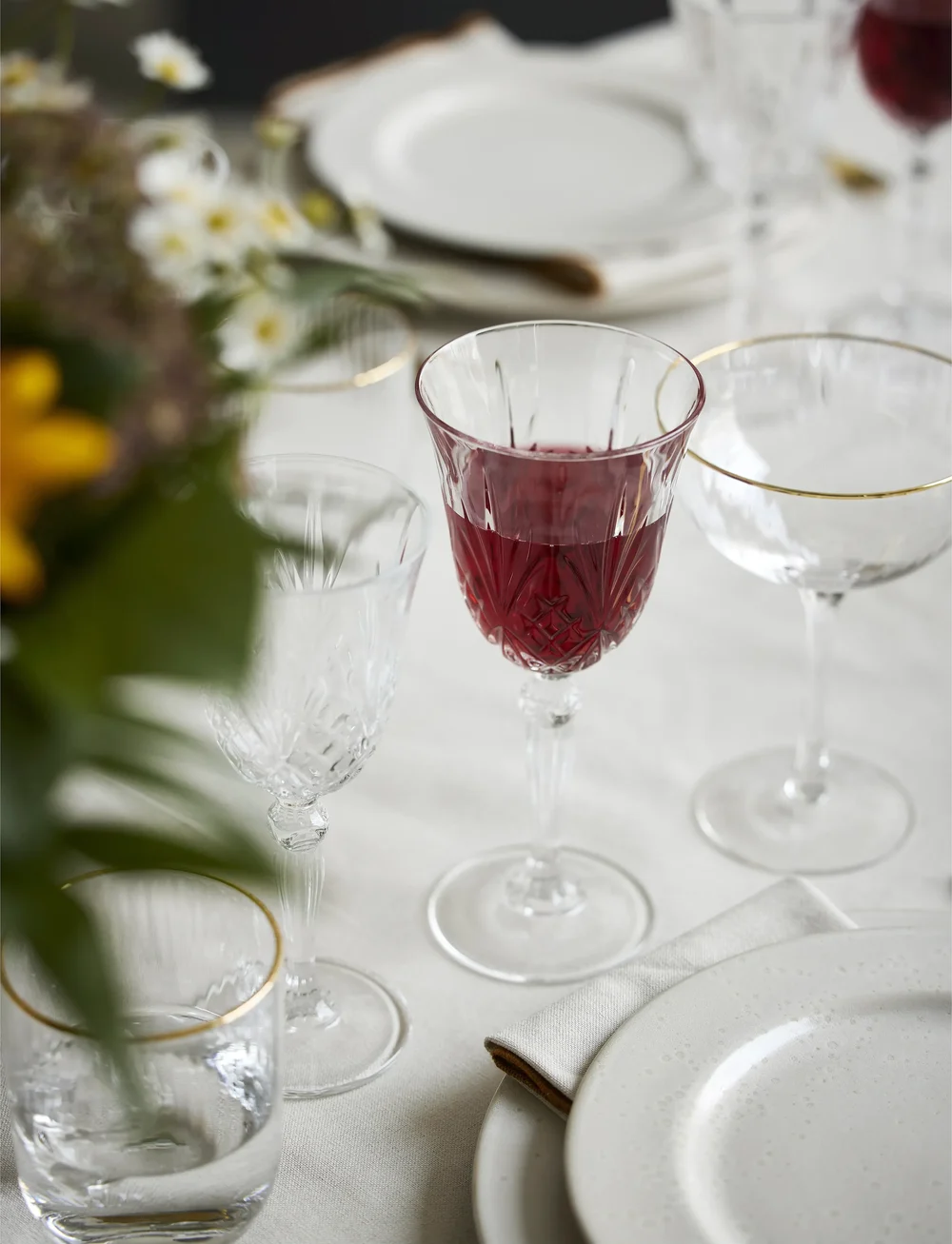 Lyngby Glas - Redwine 4pcs Lyngby - rotweingläser - transparen - 3