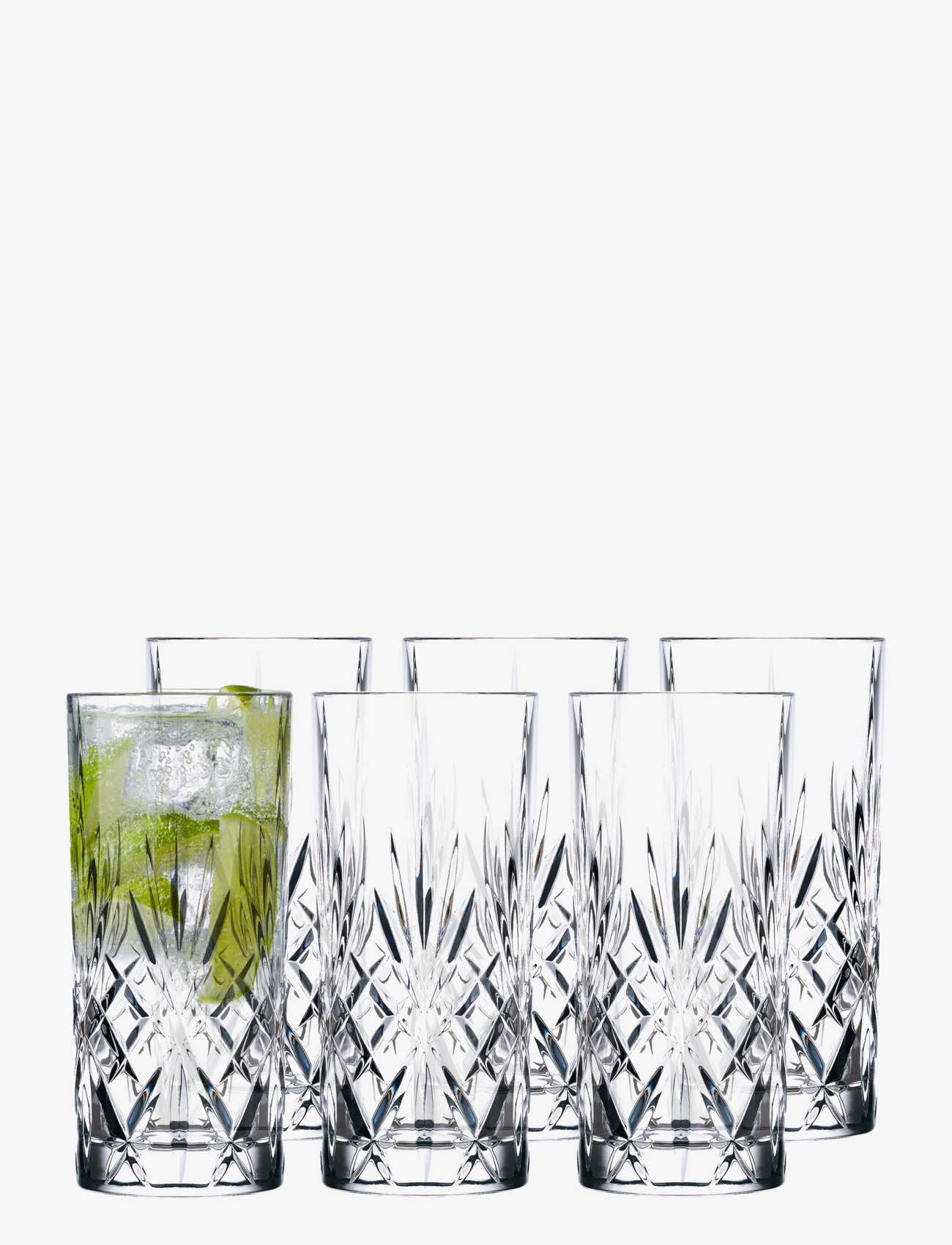 LYNGBY GLAS Highball 6 Stk. Lyngby Melodia TRANSPAREN - 36 Cl - Unisex