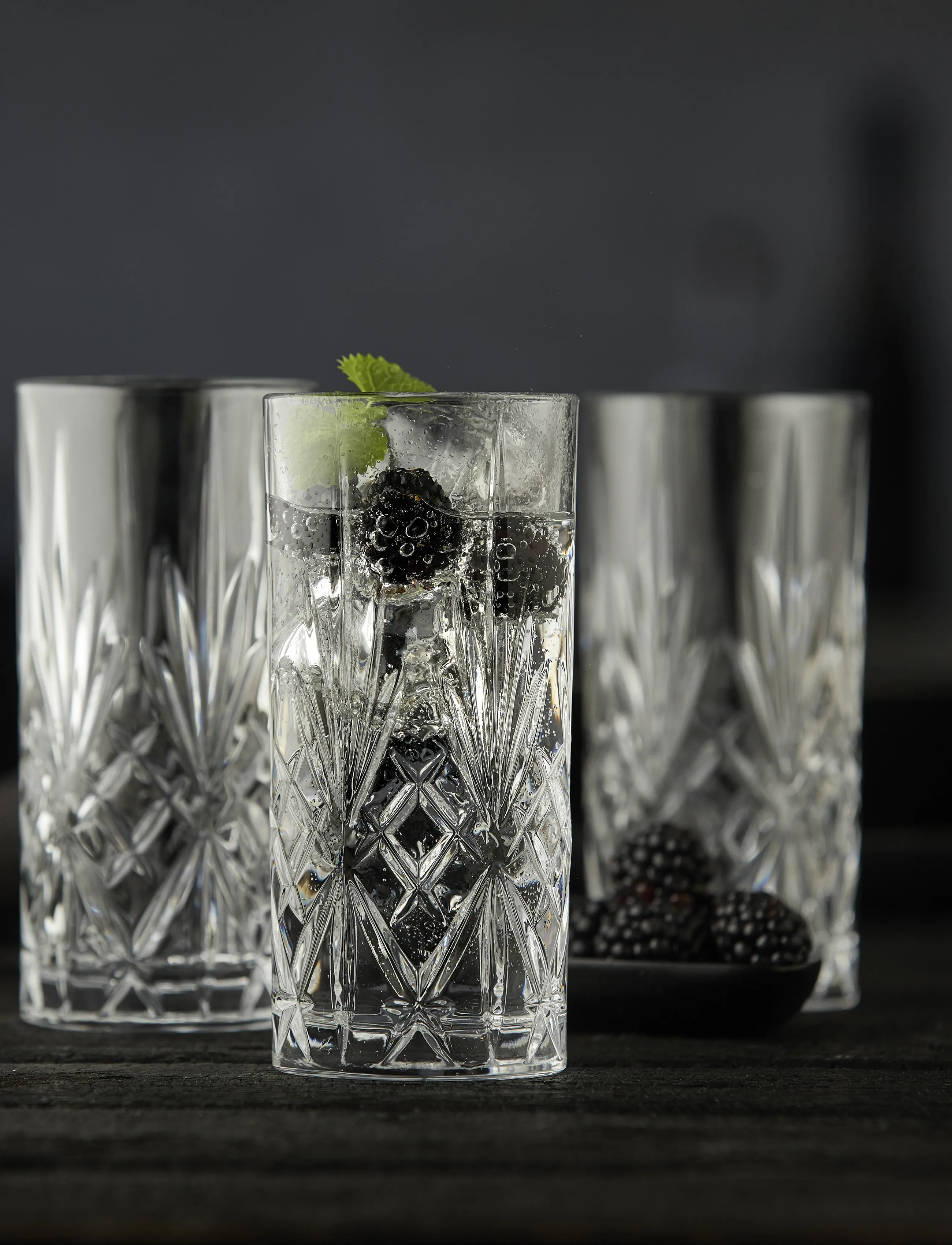 Lyngby Glas Highball 6 stk. lyngby melodia - Konfirmation - TRANSPAREN / clear