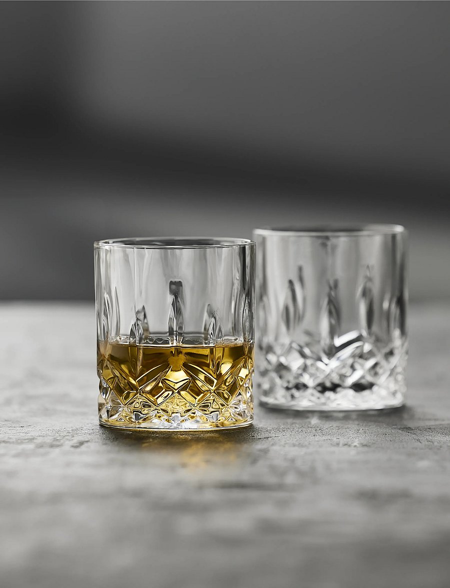 Lyngby Glas - Whisky Lyngby 31cl 2ps Lounge - viski- ja konjakiklaasid - clear - 0