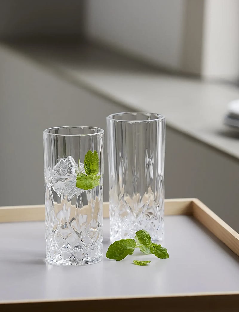 Lyngby Glas - Highball Lyngby 35cl 2st Loung - drinking glasses & tumblers - clear - 4