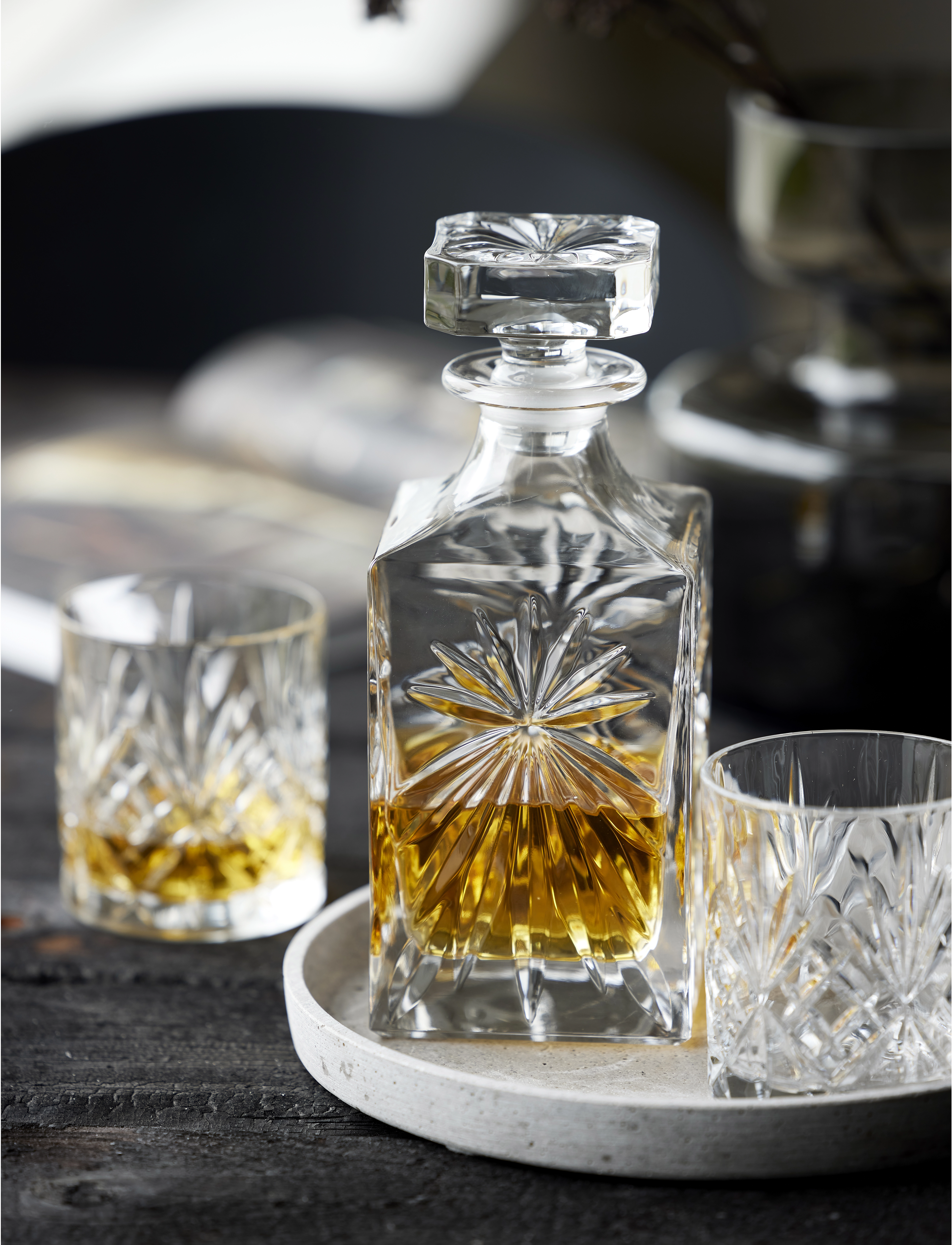 Lyngby Glas - Whiskysæt Lyngby 5 dele Melodia - transparen - 1