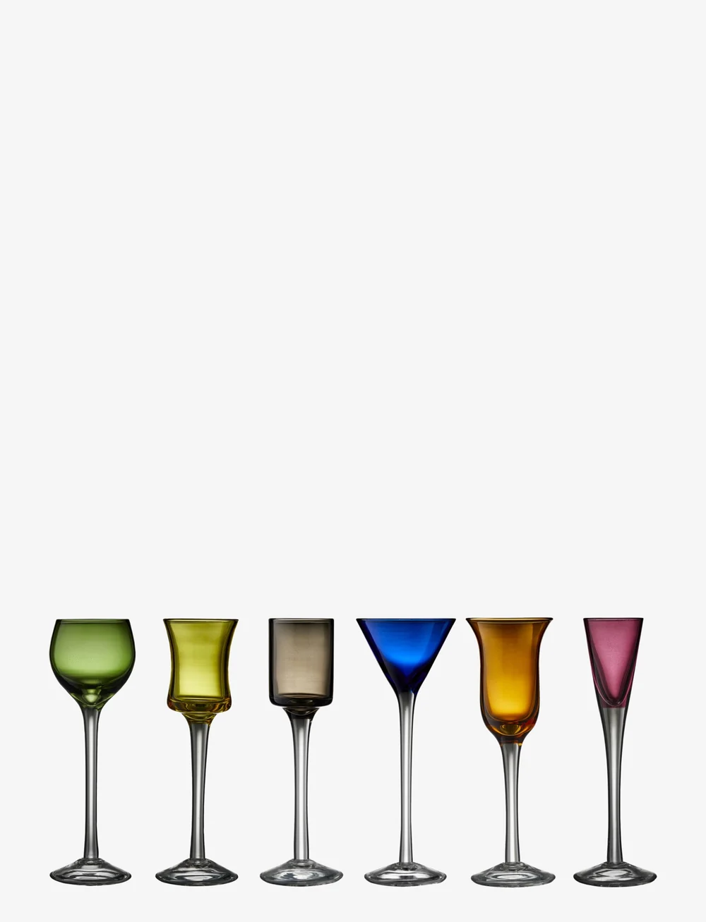 Lyngby Glas - Schnapps glass 6 pcs. ass - nach preis einkaufen - mix - 0