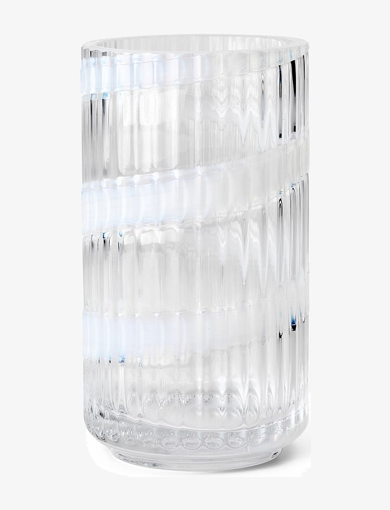 Lyngby Porcelæn - Lyngby Vase H15.5 cm swirl white mouth blown glass - kingitused alla 100€ - swirl white - 0