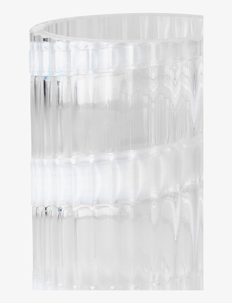 Lyngby Porcelæn - Lyngby Vase H15.5 cm swirl white mouth blown glass - kingitused alla 100€ - swirl white - 2