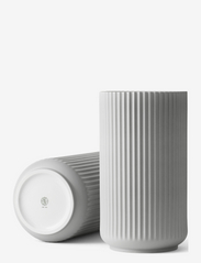 Lyngby Porcelæn - Lyngby Vase H25 lys grå porselen - store vaser - light grey - 0