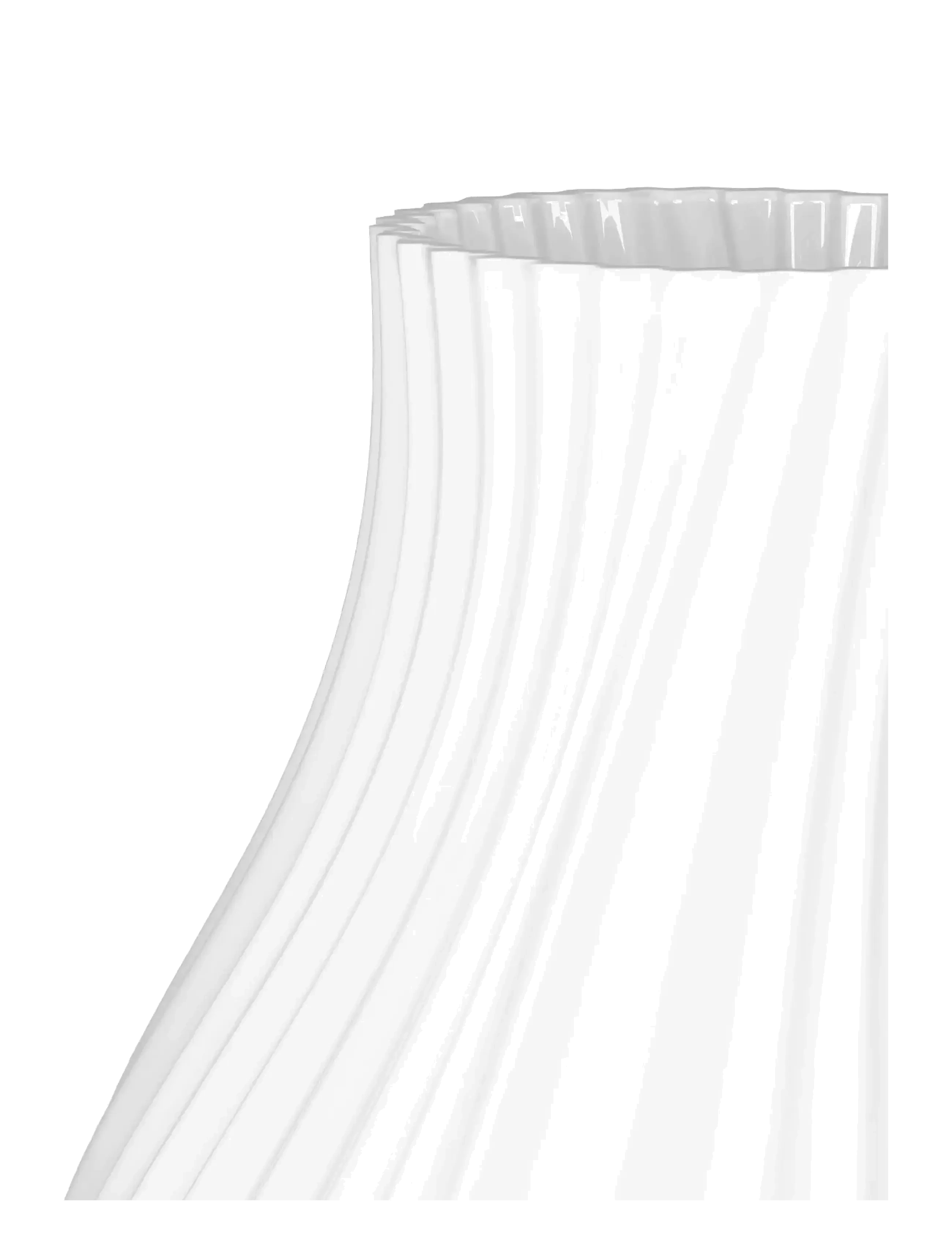 Lyngby Porcelæn - Twist Vase - nach preis einkaufen - white - 2