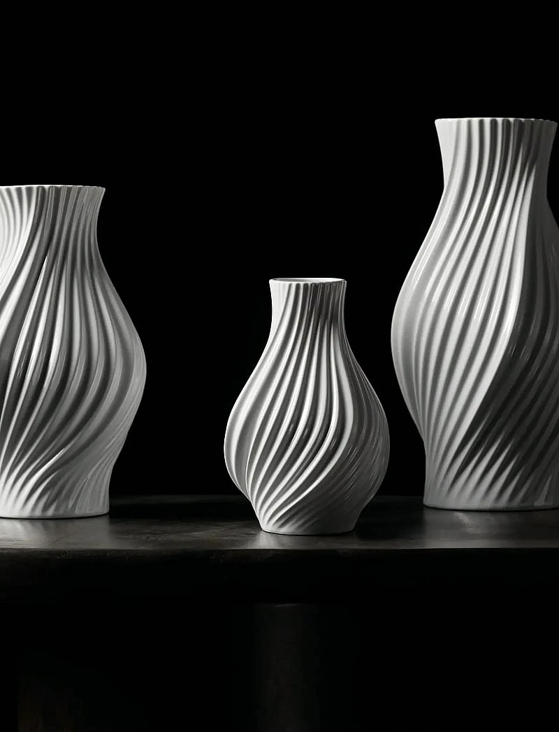 Lyngby Porcelæn - Twist Vase - nach preis einkaufen - white - 5