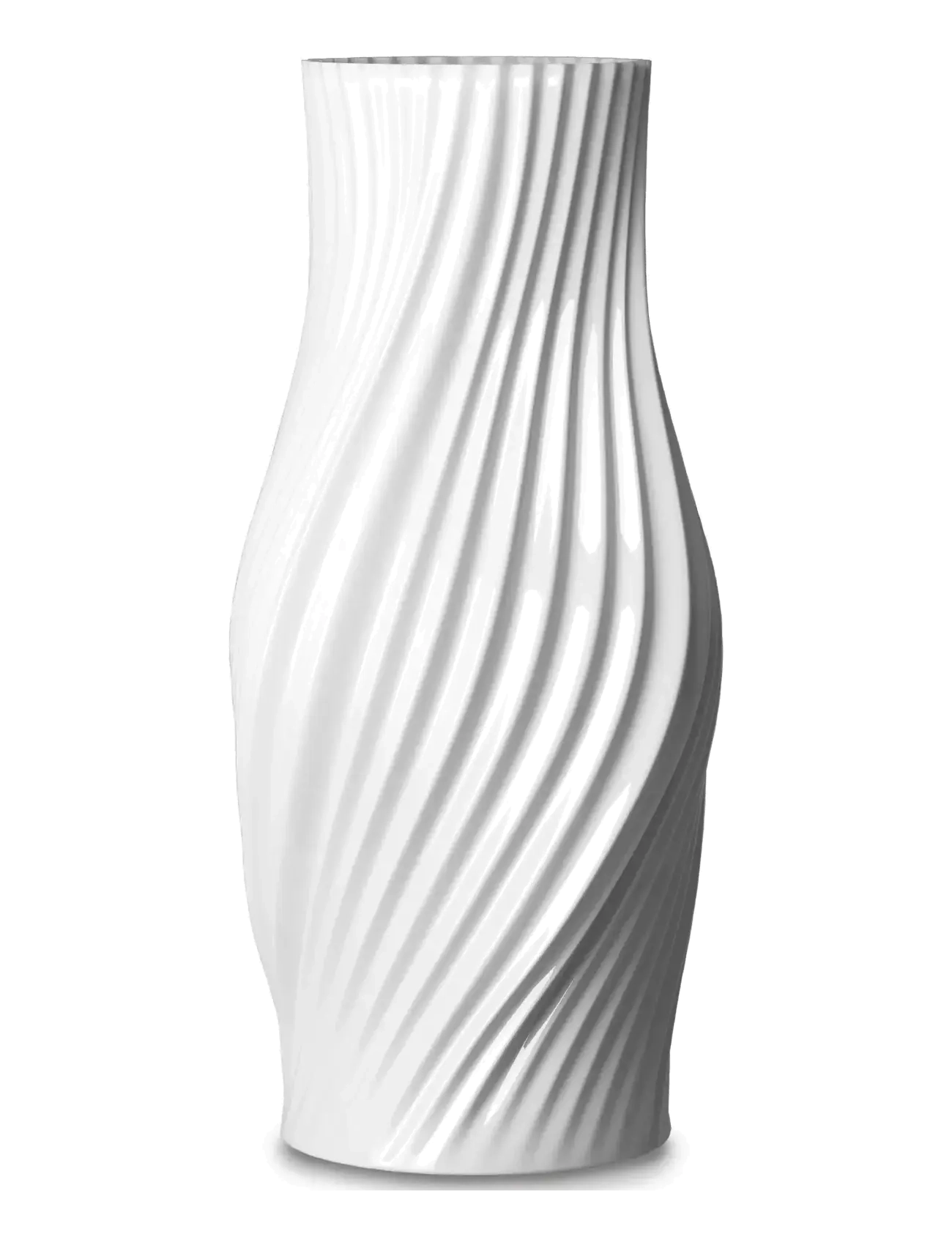 LYNGBY PORCELÆN Twist Vase H31 Cm Hvid Porcelæn Weiß - 31 CM - Unisex