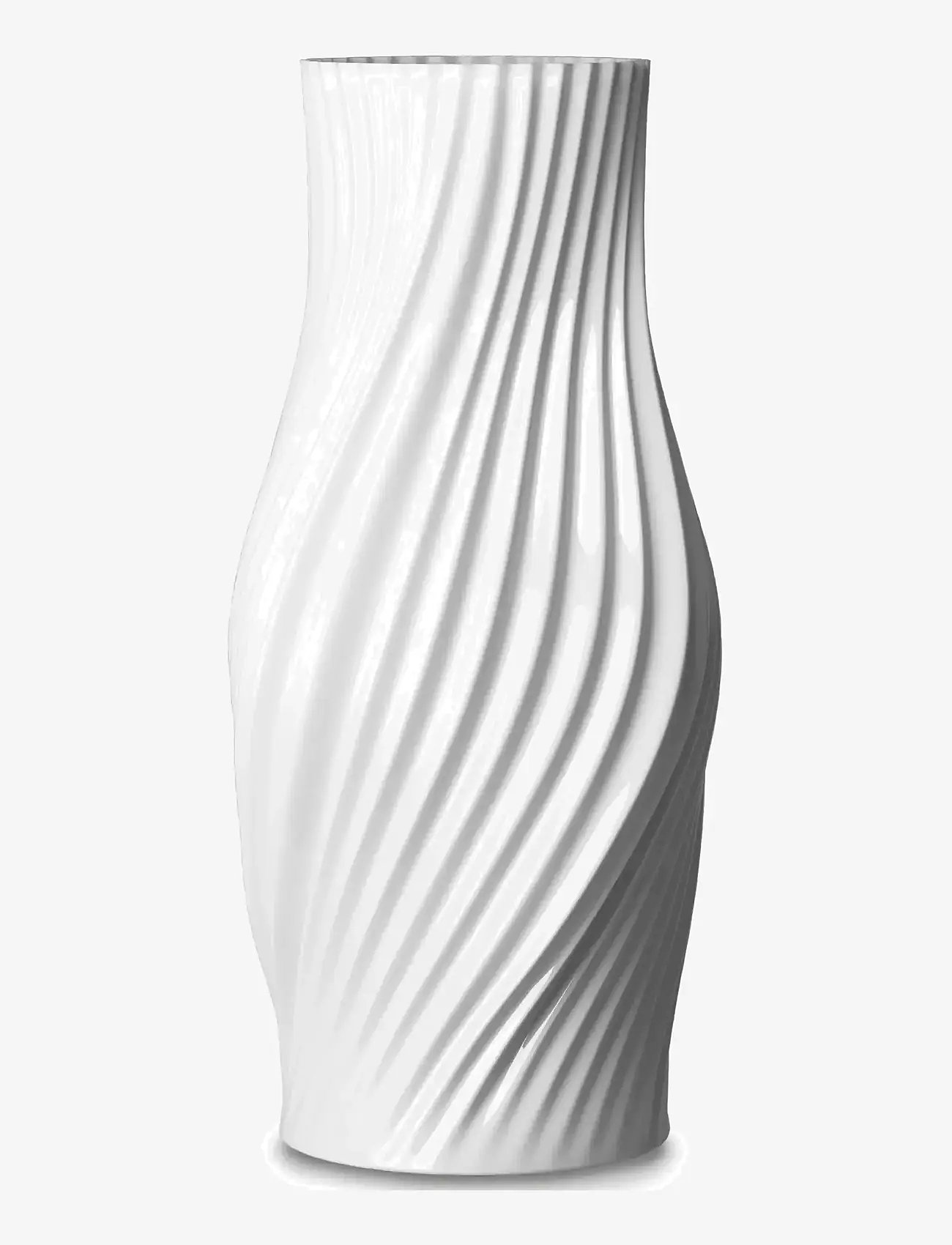 Lyngby Porcelæn - Twist Vase - nach preis einkaufen - white - 0