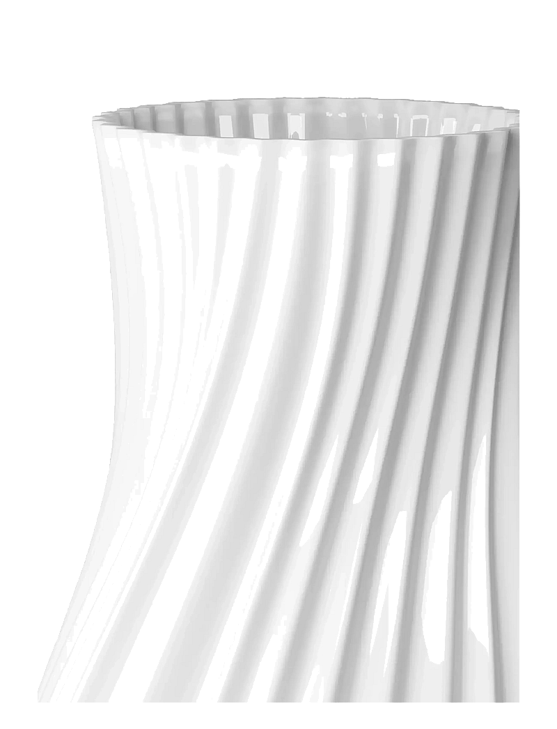 Lyngby Porcelæn - Twist Vase - osta hinna alusel - white - 1