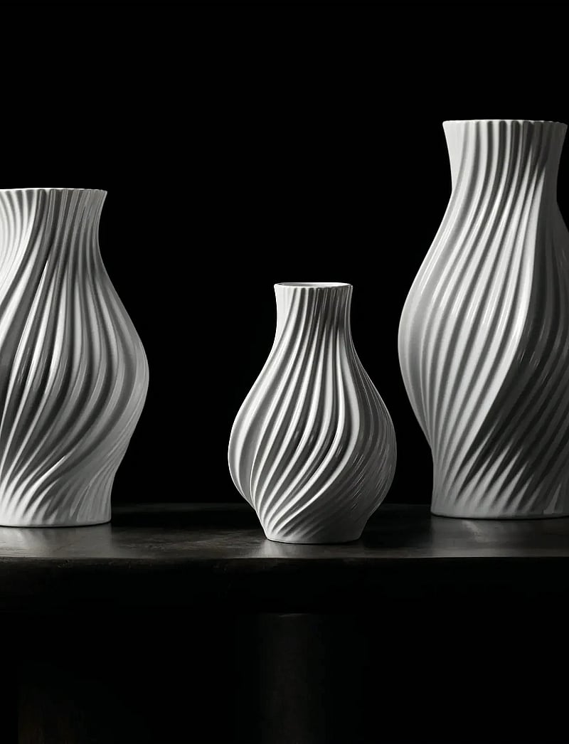 Lyngby Porcelæn - Twist Vase - osta hinna alusel - white - 3