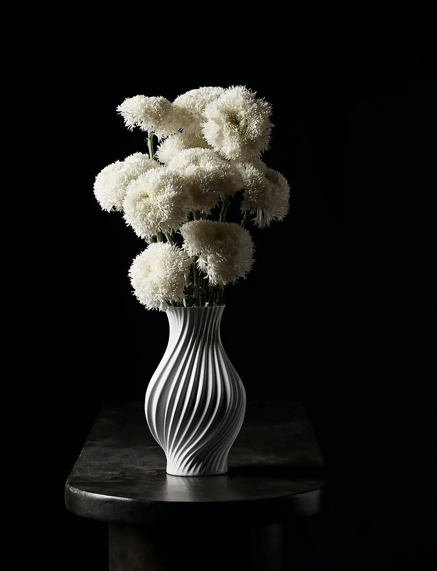 Lyngby Porcelæn - Twist Vase - achat par prix - white - 4