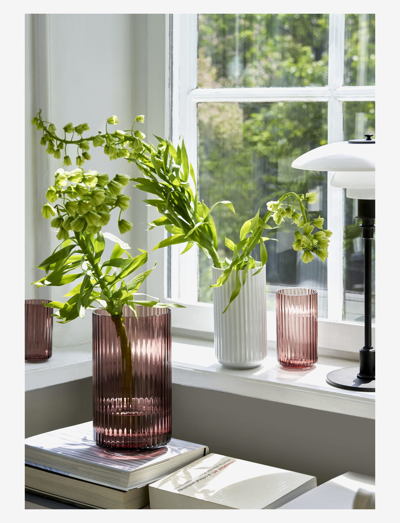 Lyngby Porcelæn - Lyngby Vas - vaser - burgundy - 1