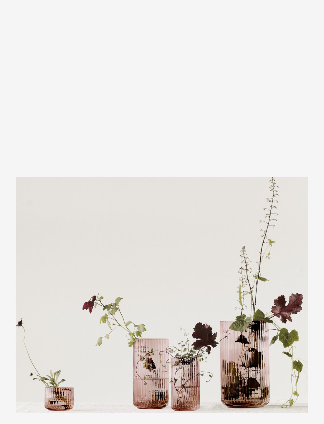 Lyngby Porcelæn - Lyngbyvase - vaasid - burgundy - 1