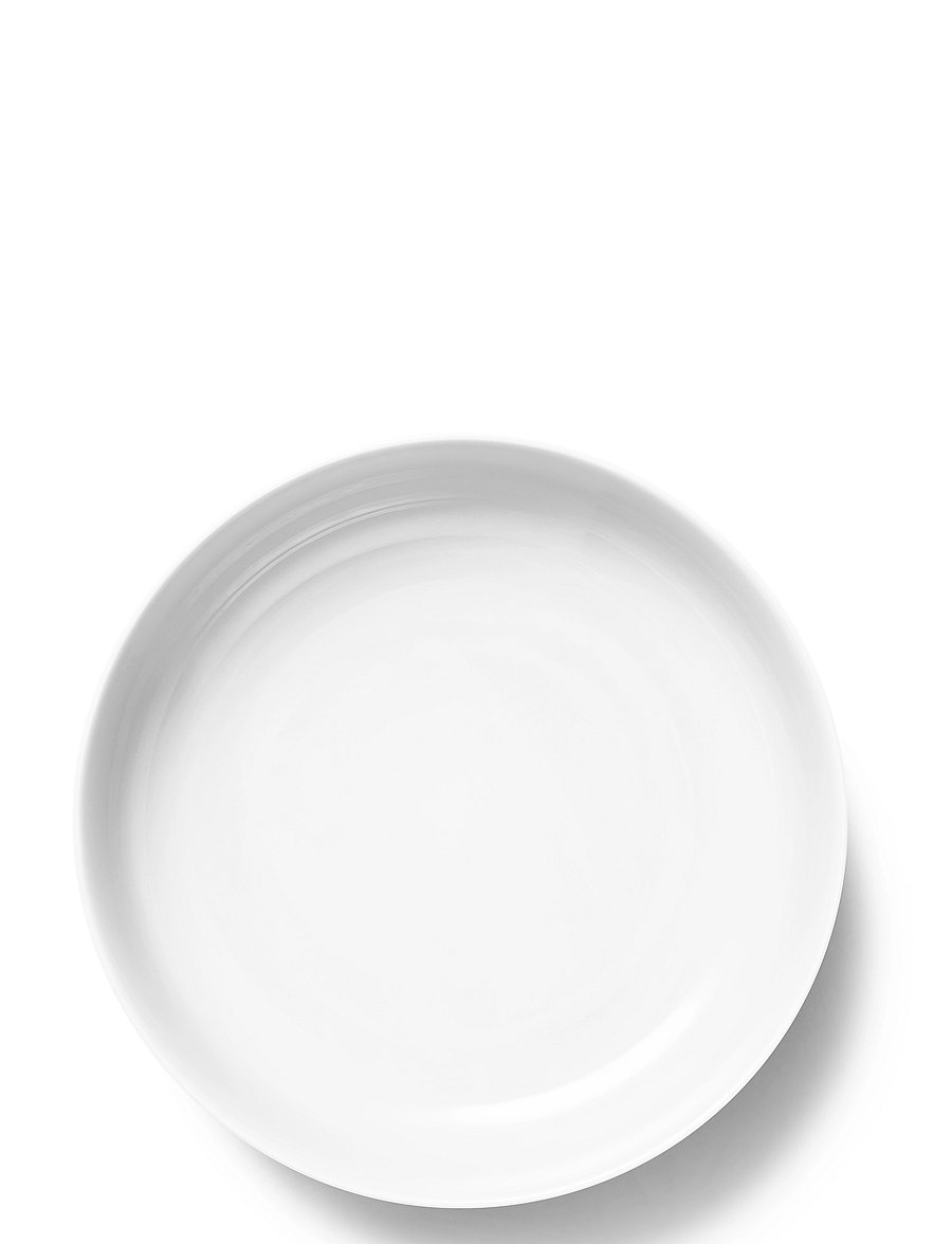 Lyngby Porcelæn - Rhombe Serveringsskål Ø28 cm hvid - serveringsskåle - white - 3