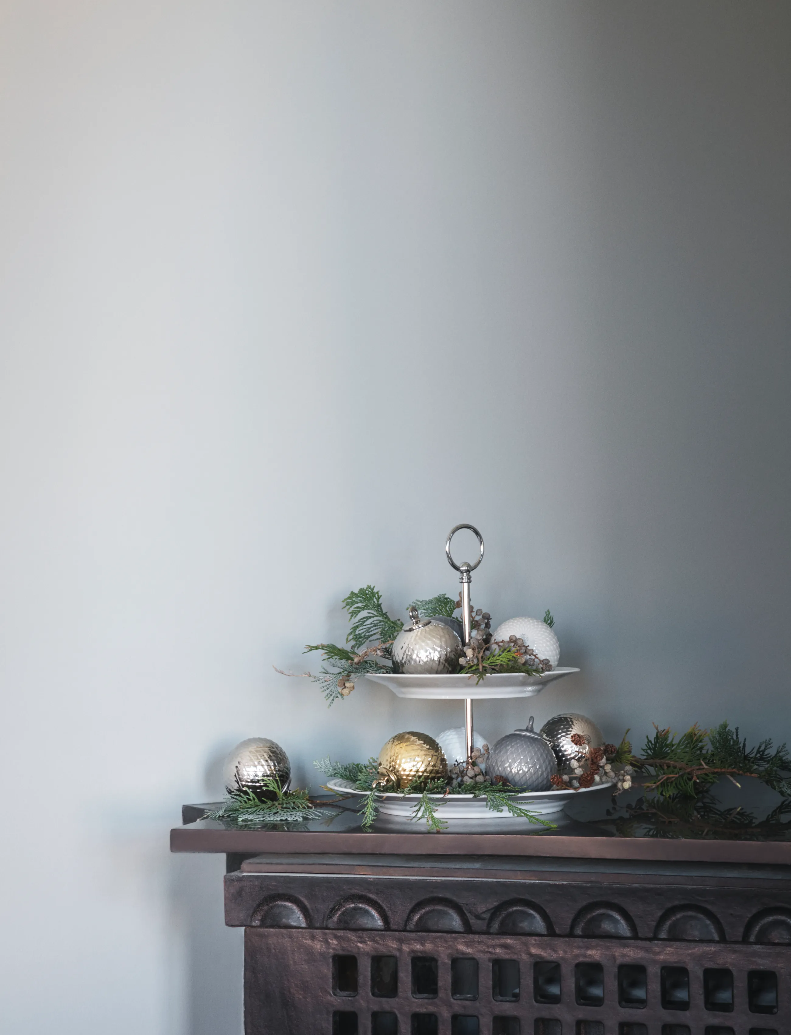 Lyngby Porcelæn - Rhombe Etagere Ø27 cm white - nach preis einkaufen - white - 3