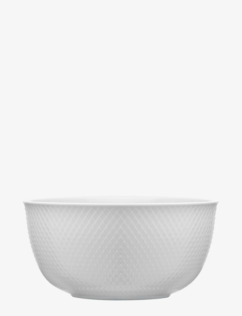 Lyngby Porcelæn - Rhombe Serving bowl Ø17.5 cm white - servierschalen - white - 0