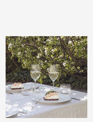 Lyngby Porcelæn - Rhombe Dinner plate - zemākās cenas - white - 1