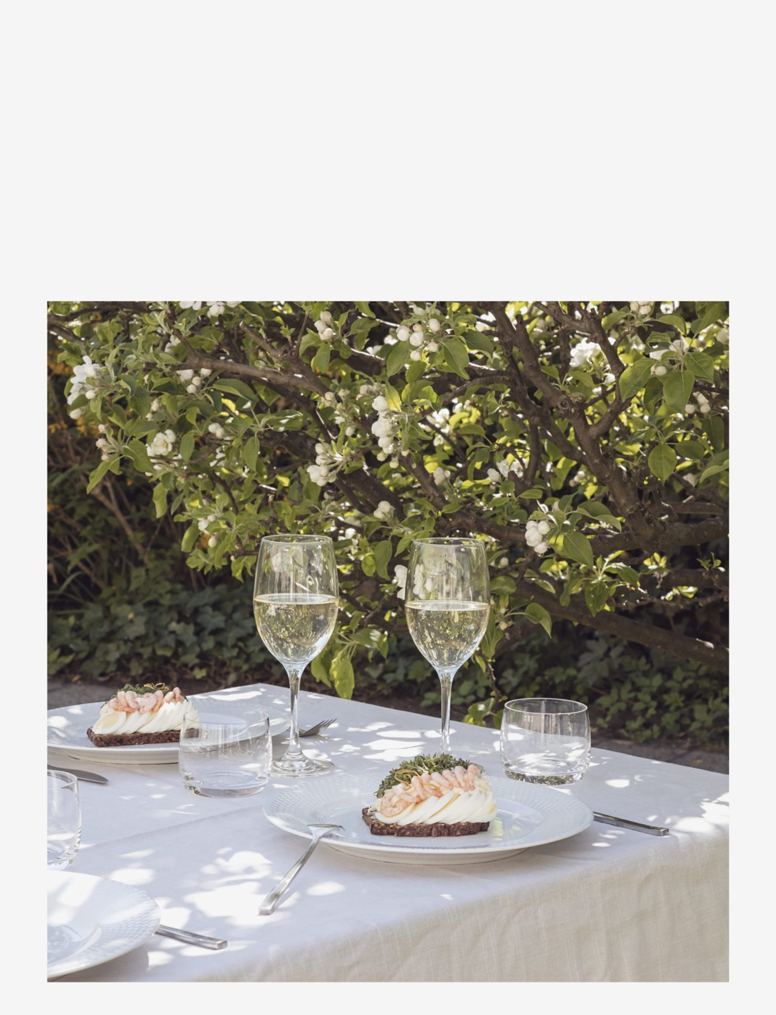 Lyngby Porcelæn - Rhombe Dinner plate - assiettes plates - white - 2