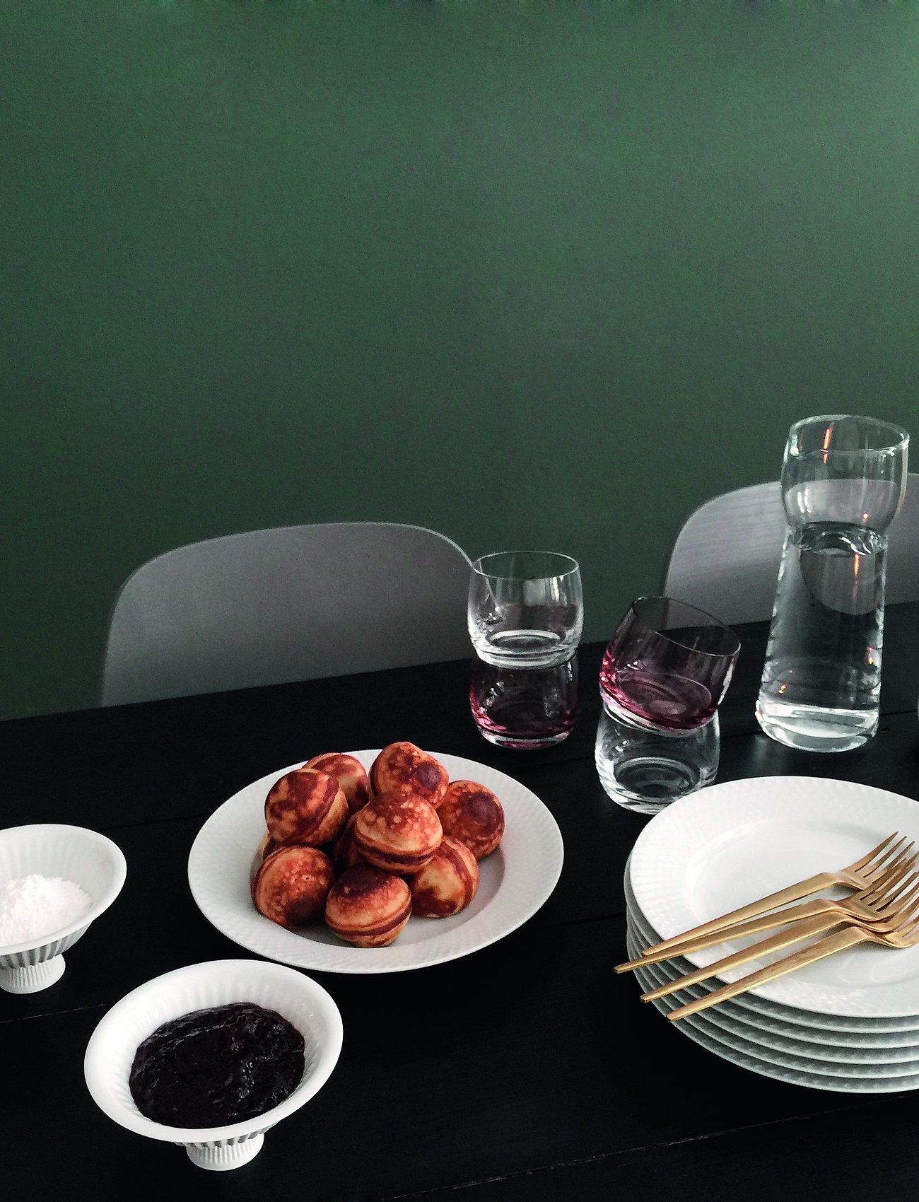 Lyngby Porcelæn Rhombe Middagstallerken, Ø 27 cm, Plates, Weiß - Dinner Homeware