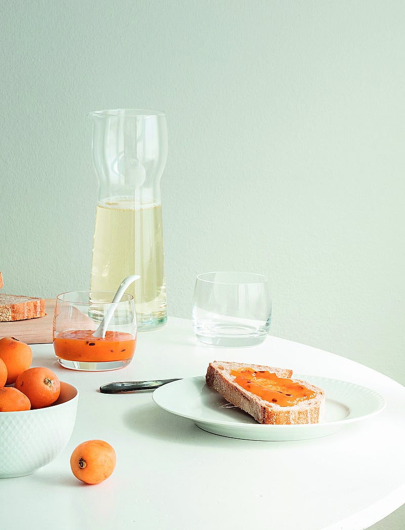 Lyngby Porcelæn - Rhombe Plate - die niedrigsten preise - white - 4