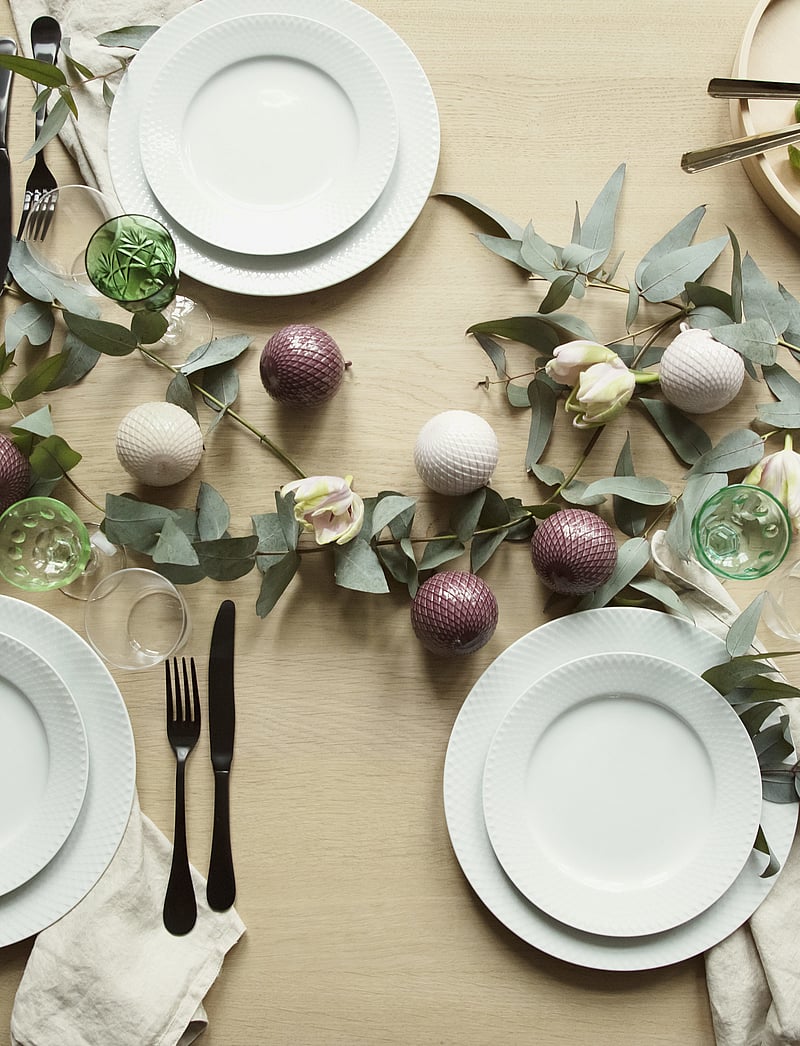 Lyngby Porcelæn - Rhombe Plate - die niedrigsten preise - white - 2