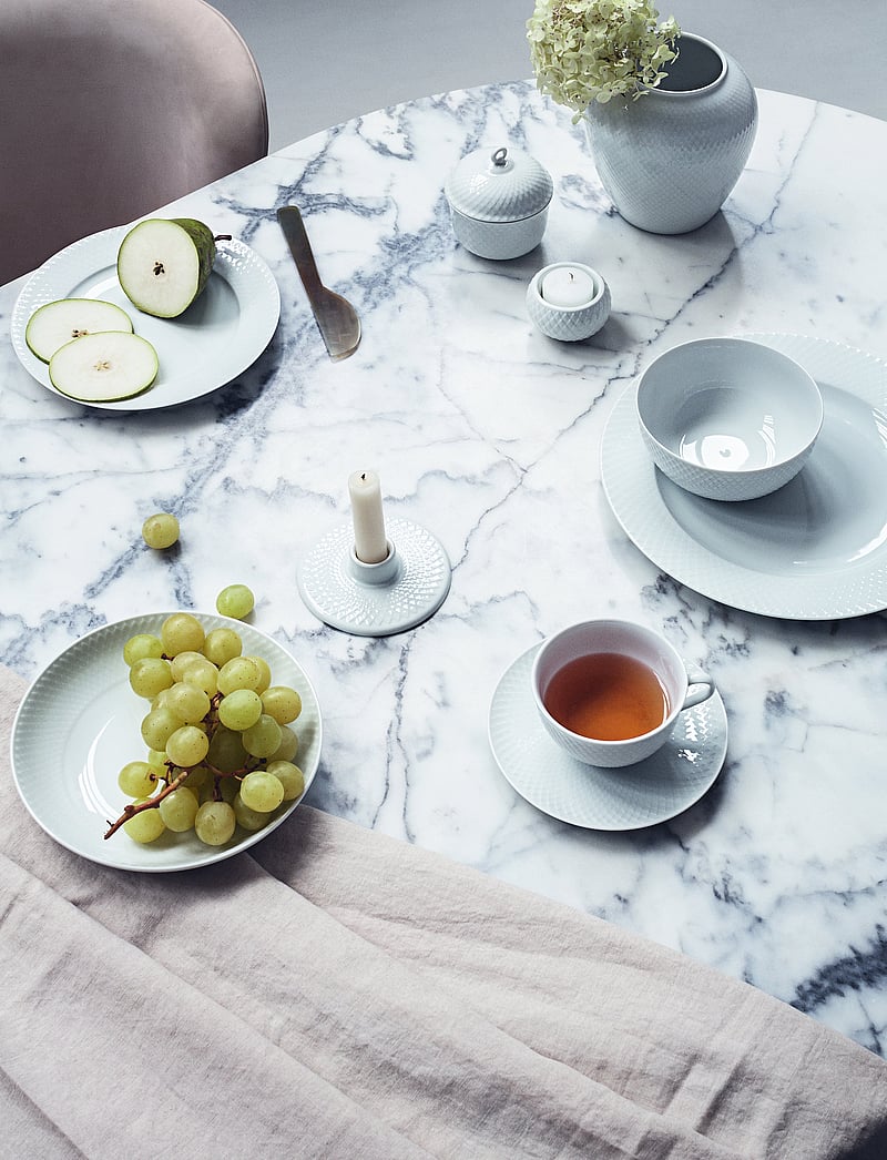 Lyngby Porcelæn - Rhombe Skål - køb efter pris - white - 3