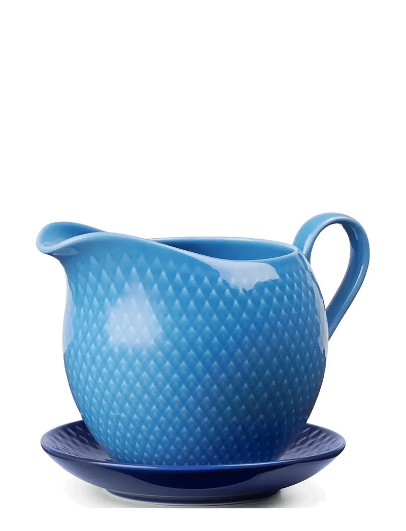 Lyngby Porcelæn - Rhombe Color Saucekande 67 cl blå - køb efter pris - blue - 0