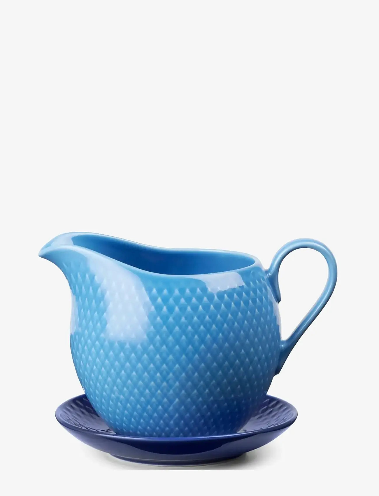 Lyngby Porcelæn - Rhombe Color Saucekande 67 cl blå - køb efter pris - blue - 1