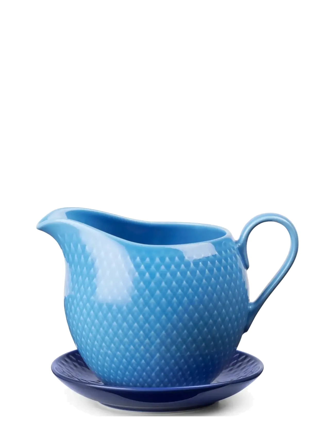 Lyngby Porcelæn - Rhombe Color Saucekande 67 cl blå - sovseskåle & -gryder - blue - 2