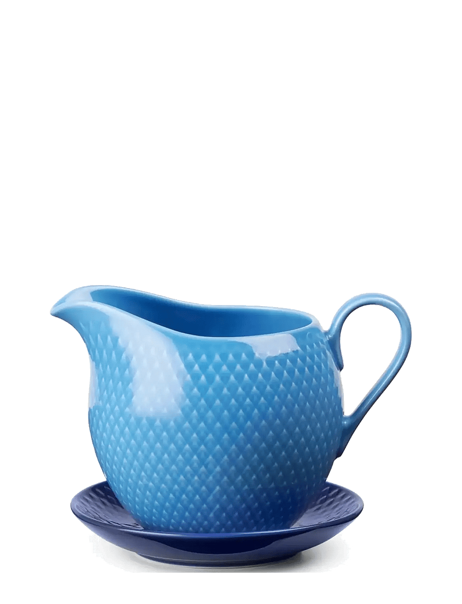 Lyngby Porcelæn - Rhombe Color Saucekande 67 cl blå - sovseskåle & -gryder - blue - 2