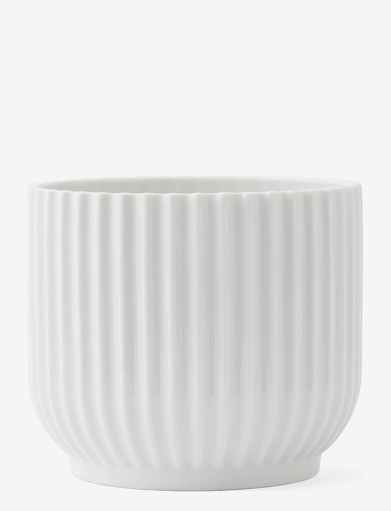 Lyngby Porcelæn - Lyngby Flowerpot - vaasid - white - 1