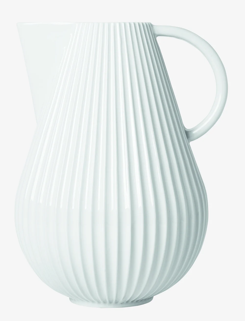 Lyngby Porcelæn - Lyngby Tura Jug Vase - nach preis einkaufen - white - 0