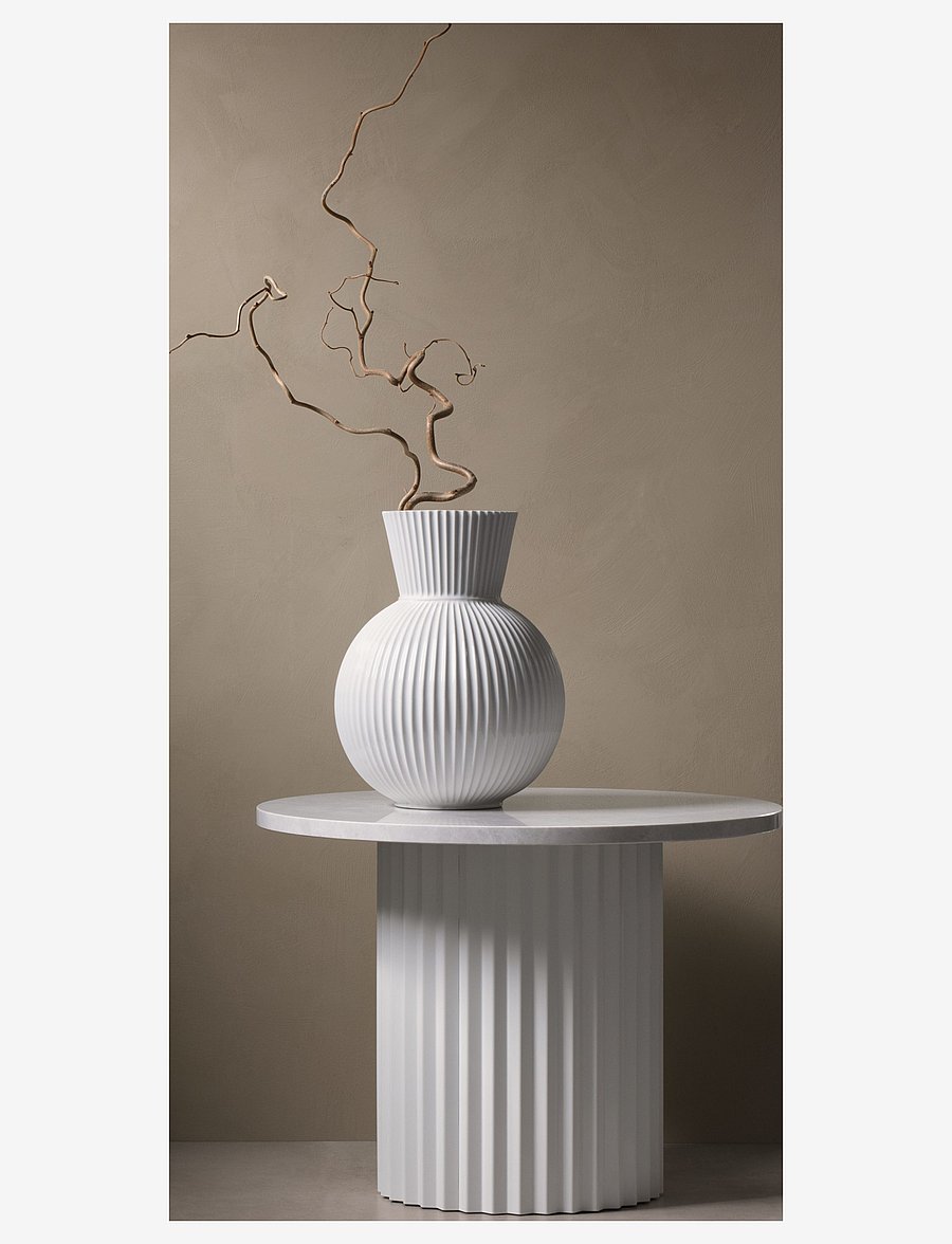 Lyngby Porcelæn - Lyngby Tura Vase - vases - white - 1