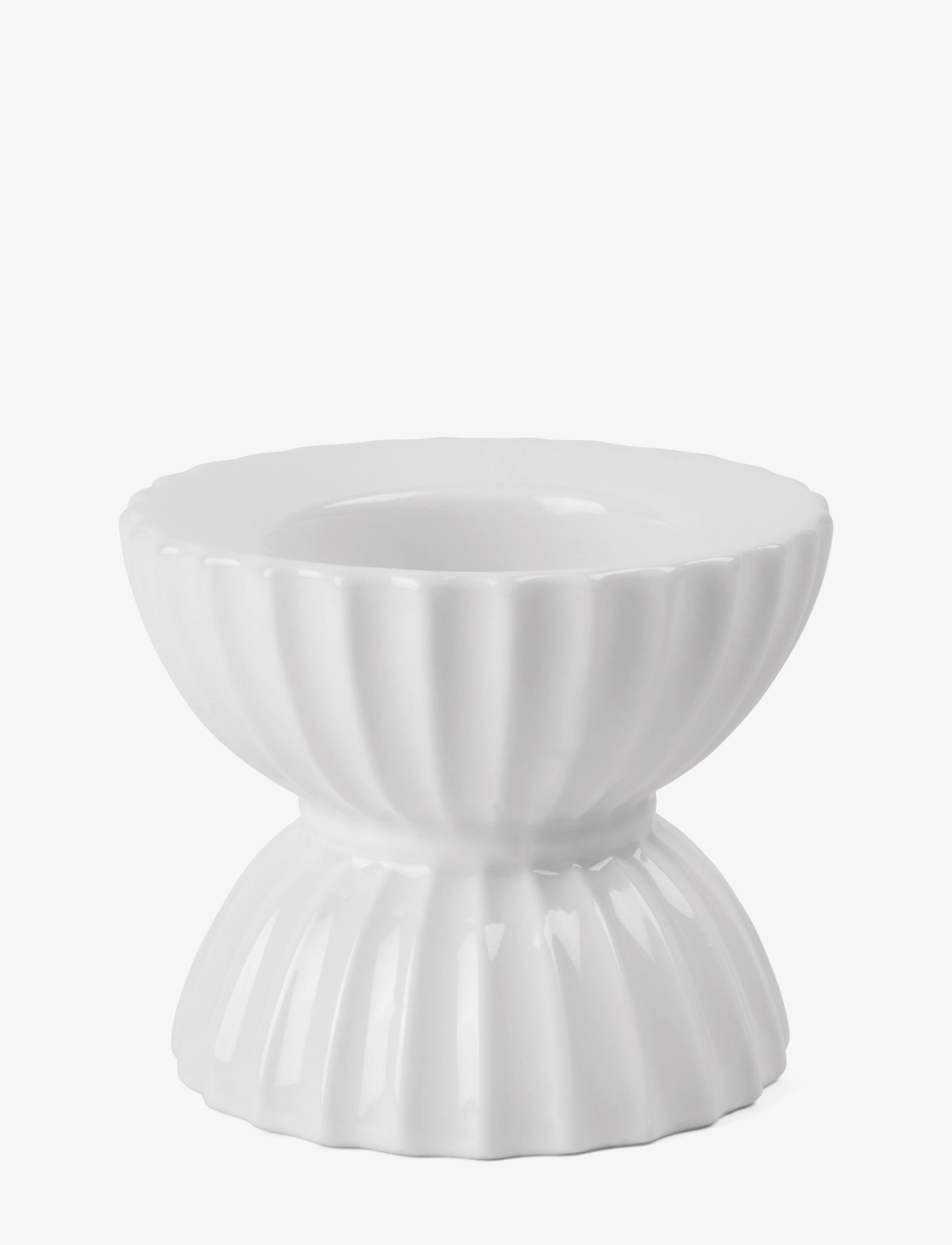 LYNGBY PORCELÆN Lyngby Tura Fyrfadsstage Ø8 Cm Hvid Weiß - Ø 8 Cm - Unisex