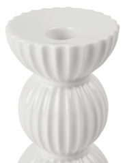 Lyngby Porcelæn - Lyngby Tura Candle holder H14 white - mažiausios kainos - white - 6