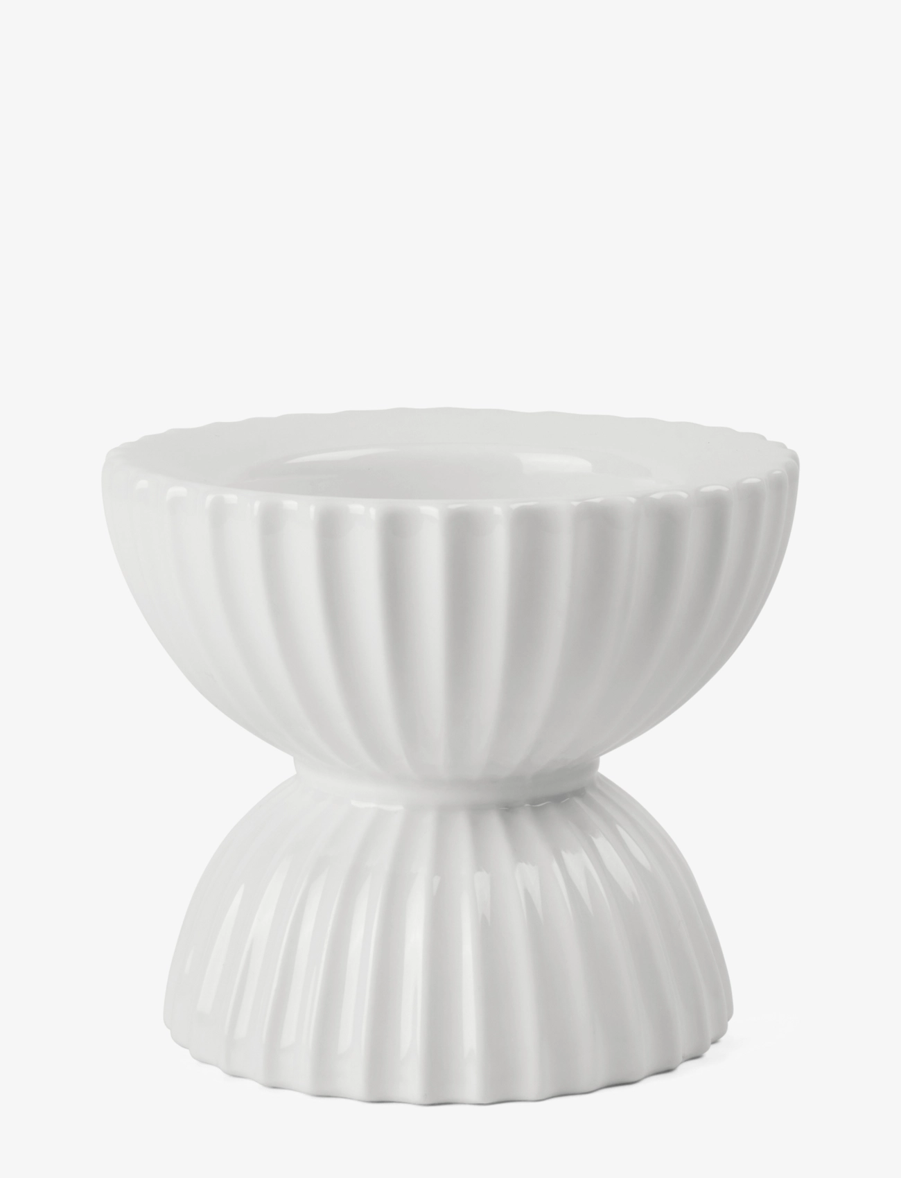 LYNGBY PORCELÆN Lyngby Tura Bloklysestage Ø11.5 Cm Hvid Weiß - Ø 11.5 Cm - Unisex